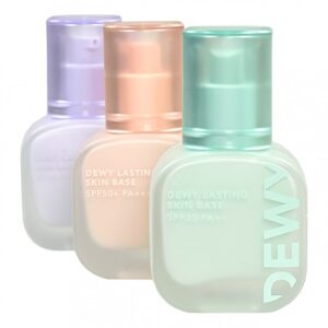THE FACE SHOP Dewy Lasting Skin base [#3 Colors]