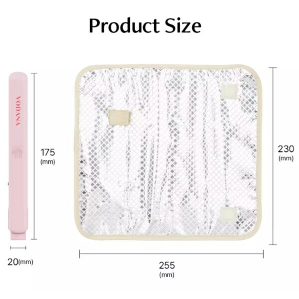 VODANA Pocket Mini Flat Iron [#Pink Vanilla] (+Pouch) - Image 7