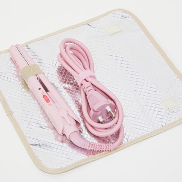 VODANA Pocket Mini Flat Iron [#Pink Vanilla] (+Pouch) - Image 5