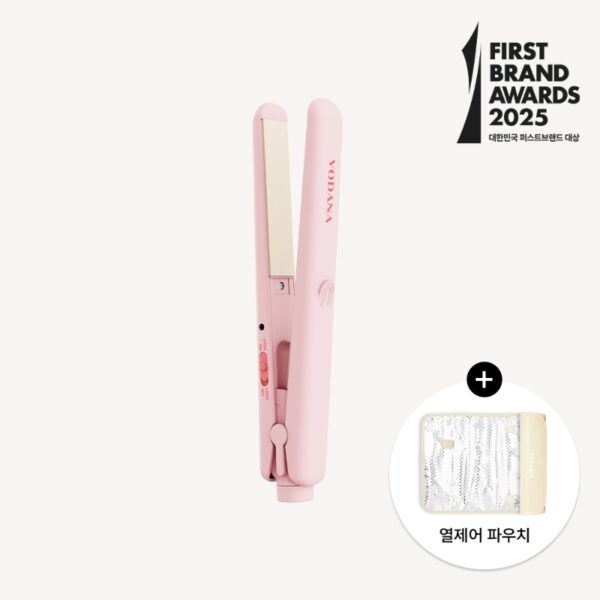 VODANA Pocket Mini Flat Iron [#Pink Vanilla] (+Pouch)