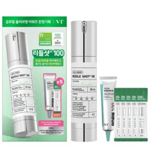 VT Reedle Shot 100 Essence Set (+Reedle Shot 300 1ml*5+PDRN Essence 100 15ml)