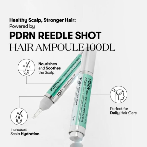 VT PDRN Reedle Shot Hair Ampoule 100dL - Image 2