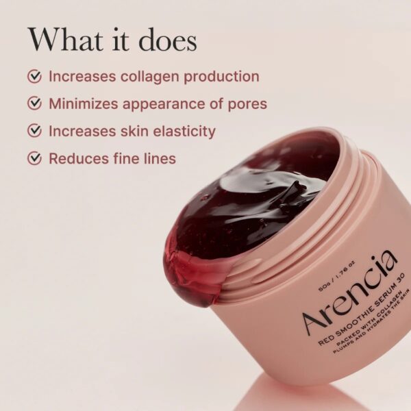 Arencia Red Smoothie Serum 30 50g Set (+20g) - Image 2