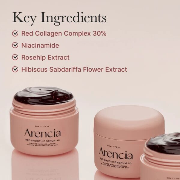 Arencia Red Smoothie Serum 30 50g Set (+20g) - Image 3