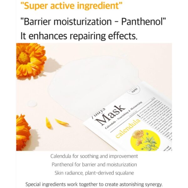 ARIUL 7 Days Mask Sheet Calendula P 15 Sheets - Image 5