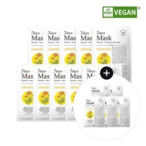 ARIUL 7 Days Mask Sheet Calendula P 15 Sheets