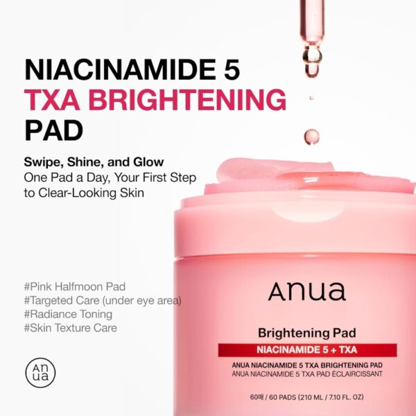 Anua Niacinamide 5 TXA Brightening Pad 60Pads - Image 2
