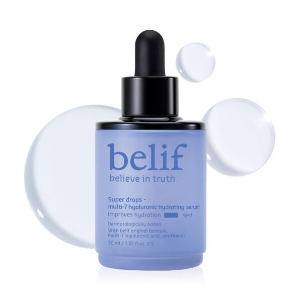 belif Super Drops Multi7-Hyaluron Serum 1+1 Set - Image 2