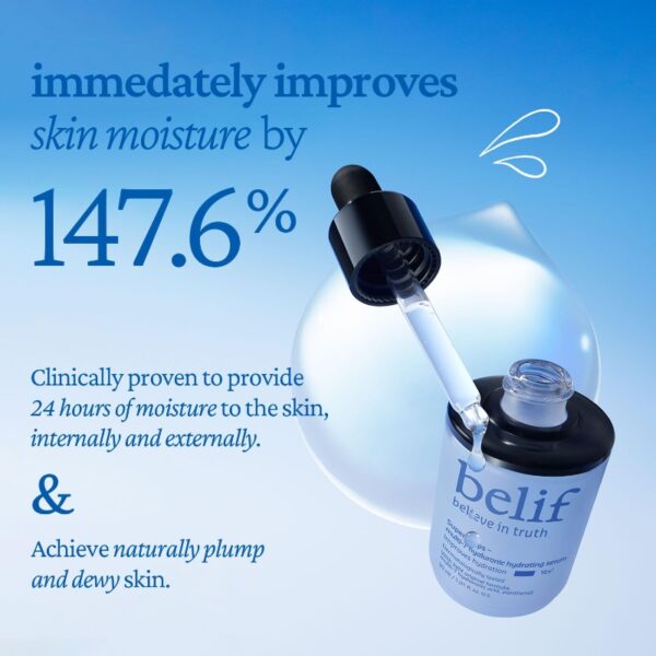belif Super Drops Multi7-Hyaluron Serum 1+1 Set - Image 4