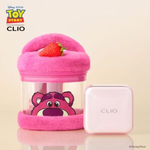 CLIO Kill Cover Mesh Glow Essential Cushion Set (+Refill +Lasso Bear Beach Bag)