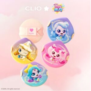 Clio Makeup Puff (Cushion Puff 4P+ Powder Puff 1P)