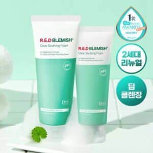Dr. G pH Cleansing Red Blemish Clear Soothing Foam 150mL Duo Set