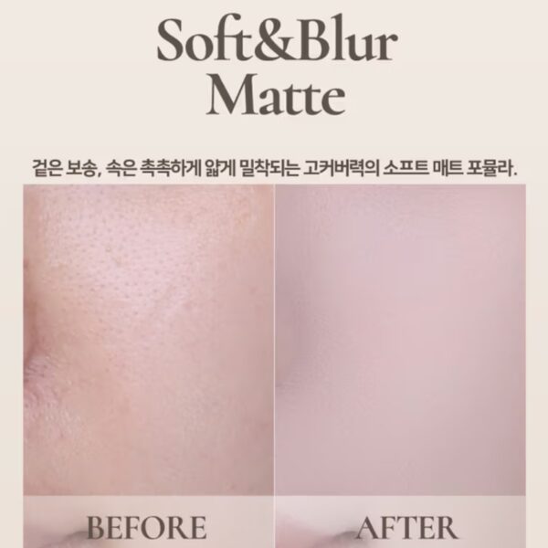 Dinto Blur Matte Liquid Foundaton SPF50 PA++++ [#3 Colors] - Image 3