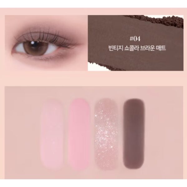 Dinto Nostalgia Eye Palette [#3 Colors] - Image 8