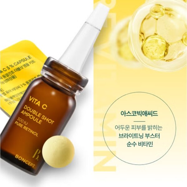 BONCEPT Vita C Freeze-dried Double Shot Ampoule Kit - Image 3