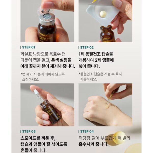 BONCEPT Vita C Freeze-dried Double Shot Ampoule Kit - Image 7
