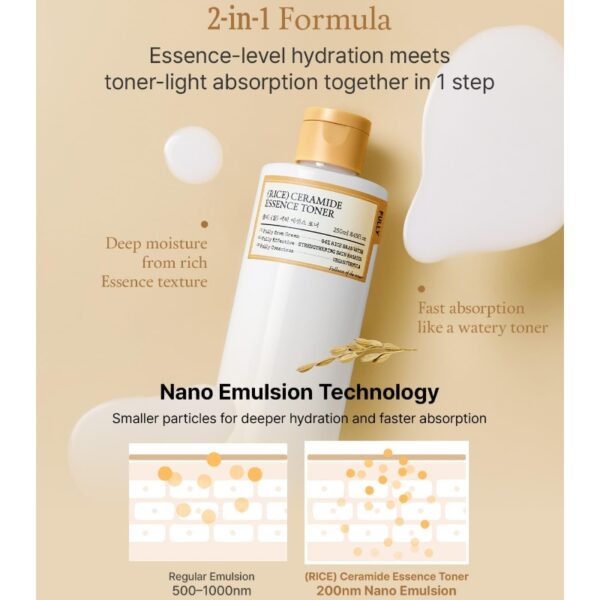 fully Rice Ceramide Essence Toner - Image 4