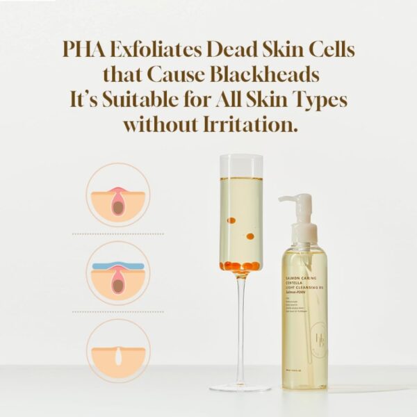 HEVEBLUE Salmon Caring Centella Light Cleansing Oil - Image 4