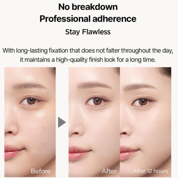 JUNGSAEMMOOL Pro-Lasting Flawless Fit Mesh Cushion Set [#21 N-Light] (+Refill + Puff 2P + Powder) - Image 4