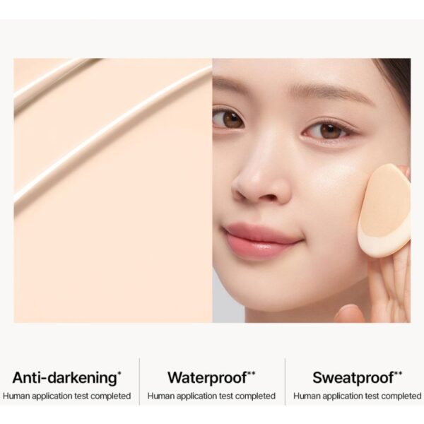 JUNGSAEMMOOL Pro-Lasting Flawless Fit Mesh Cushion Set [#21 N-Light] (+Refill + Puff 2P + Powder) - Image 7