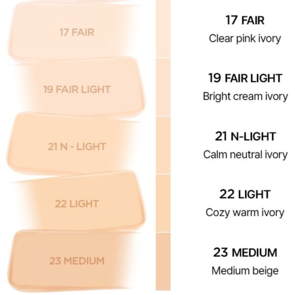 JUNGSAEMMOOL Pro-Lasting Flawless Fit Mesh Cushion Set [#21 N-Light] (+Refill + Puff 2P + Powder) - Image 8