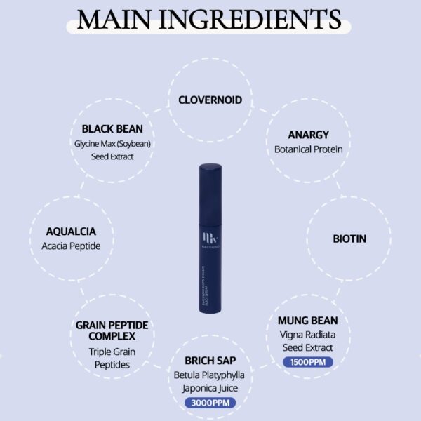 MAUVNING Black Bean Biotin Eyelash Black Serum (+mini) Set - Image 5