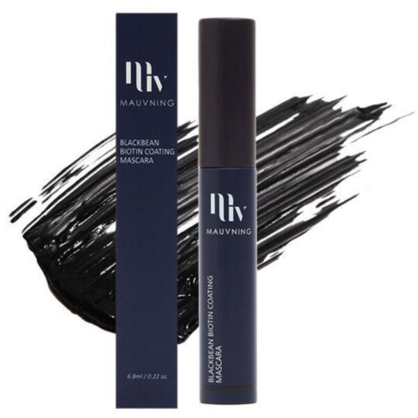 MAUVNING Black Bean Biotin Eyelash Black Mascara