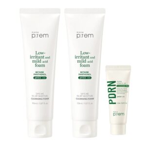 makeprem Safe Me Relief Moisture Cleansing Foam 150ml 1+1 Set (+PDRN Cleansing Milk 21ml)