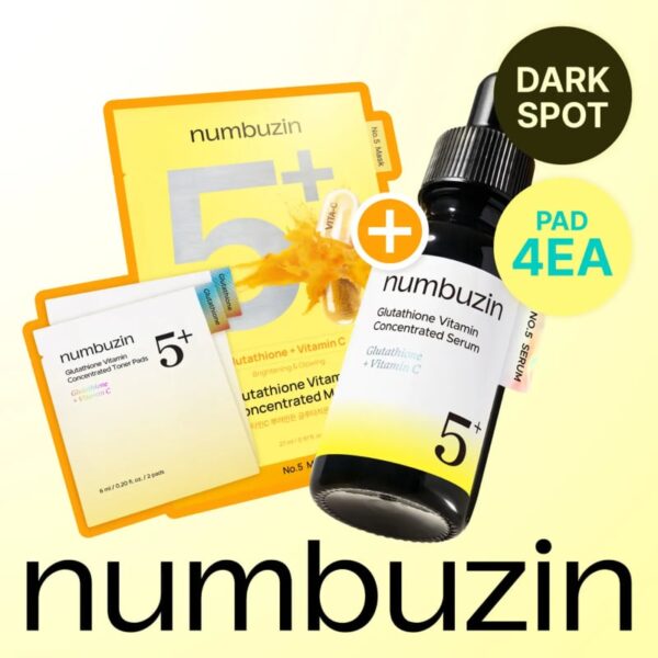 no 5 glutathione vitamin concentrated serum Numbuzin No.5+ Review: Does It Really Brighten? glowing skin numbuzin - No.5+ Glutathione Vitamin