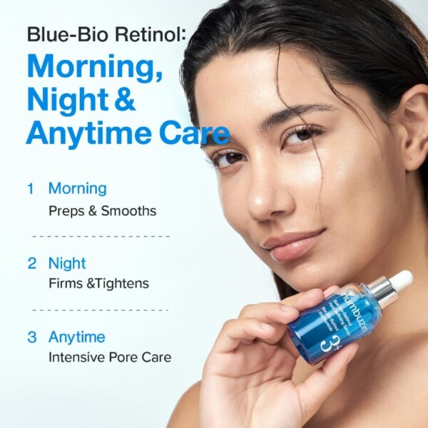Numbuzin No.3 Blue Bio-Retinol Pore Reset Serum  10ml - Image 4