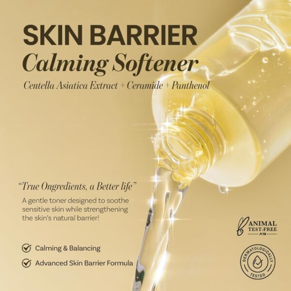 ongredients Skin Barrier Calming Softener & Lotion Set (250ml+80ml) - Image 4