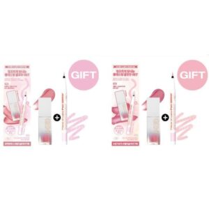 tooq Gentle Kiss Glow Tint (+Mini Lip Pencil) Set [#2 Colors]