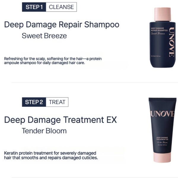 UNOVE Travel Kit (Shampoo +Treatment +Oil Essence +Mist) - Image 5