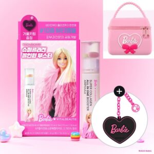BarBie 💖 VITALBEAUTIE Super Collagen All In One Booster 7 Days (+Heart mirror Keyeing +Silicone pouch keyring)