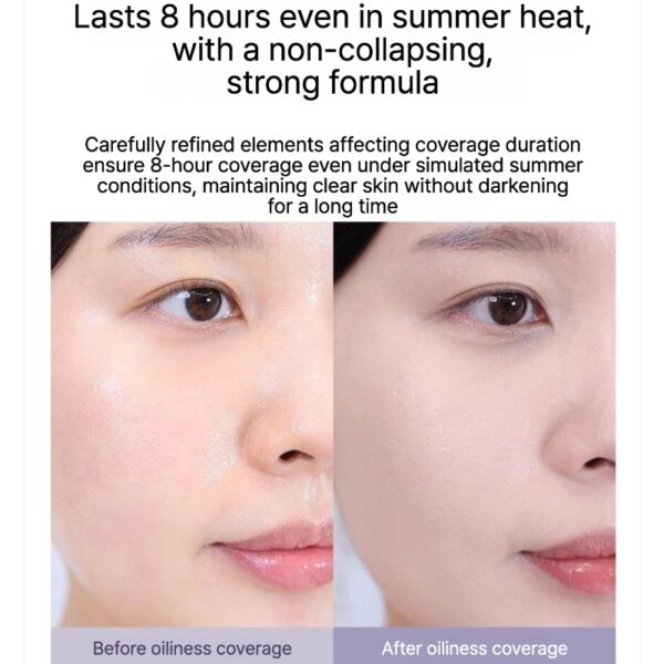 VDL Cover Stain High Cover Cuhion Set [#A02] (+Refill + Pore Brush) - Image 5