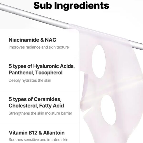 COSRX The Peptide Collagen Lifting Glow Hydrogel Mask [#3 masks] - Image 6