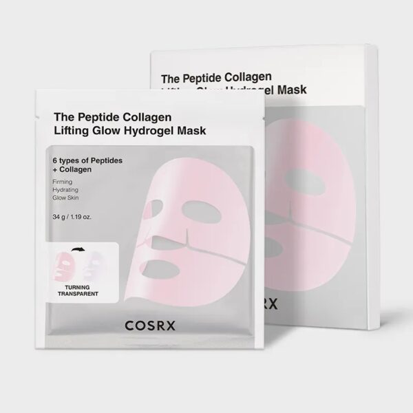 COSRX The Peptide Collagen Lifting Glow Hydrogel Mask [#3 masks]