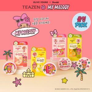 SANRIO x Teazen Kombucha Drink Mix Set (+Tea Coaster)