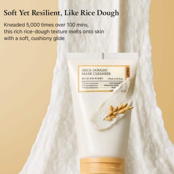 fully Rice Dough Mask Cleanser 120ml Set (+30ml) - Image 3