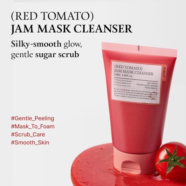 fully Red Tomato Jam Mask Cleanser 120ml Set (+30ml) - Image 4