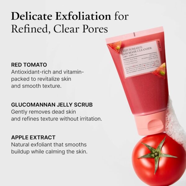 fully Red Tomato Jam Mask Cleanser 120ml Set (+30ml) - Image 5