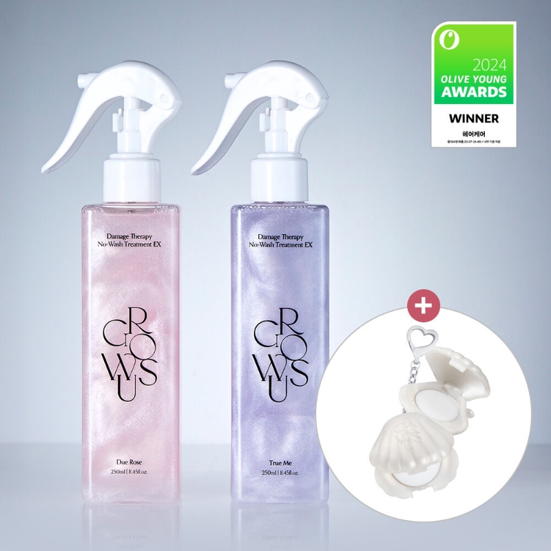 growus Damage Therapy No Wash Treatment EX 250ml Double Pack (+Silk Balm)