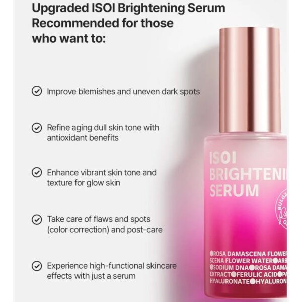 ISOI Brightening Blemish Rose Serum 20ml (+3ml) - Image 3