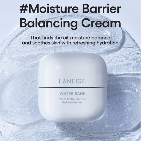 LANEIGE Water Bank Blue Hyaluronic Gel Cream 25ml (sample)-tube - Image 2