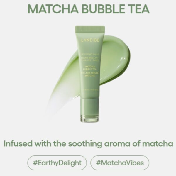 LANEIGE  Bubble Tea Collection Lip Glowy Balm (+Keyring) - Image 4