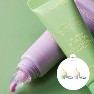 LANEIGE  Bubble Tea Collection Lip Glowy Balm (+Keyring)