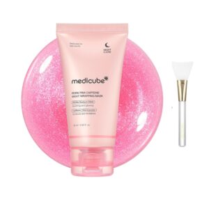 Medicube PDRN Pink Caffeine Night Wrapping mask (+Brush)