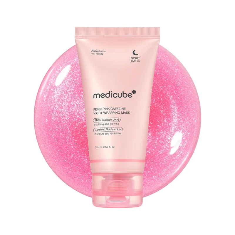 Medicube PDRN Pink Caffeine Night Wrapping mask