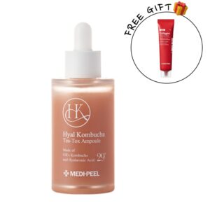 MEDI-PEEL Hyal Kombucha Tea-Tox Ampoule (+Collagen Wrapping Mask)