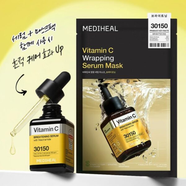 MEDIHEAL Wrapping Serum Mask  10Masks [#5 Type] - Image 8